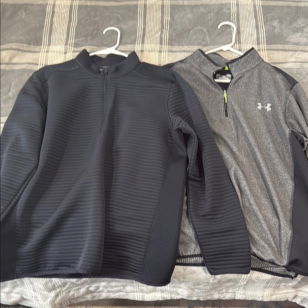Under Armour Black and Gray Jackets